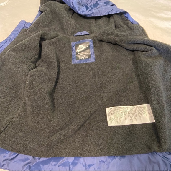 NWOT 3T Blue Nike Fleece Lined Jacket - Picture 2 of 4